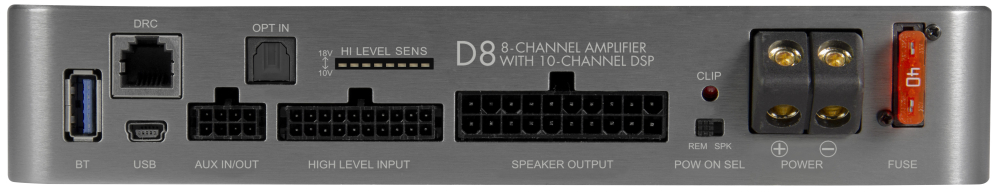 MUSWAY D8v4 | 8-Kanal Verstärker mit DSP